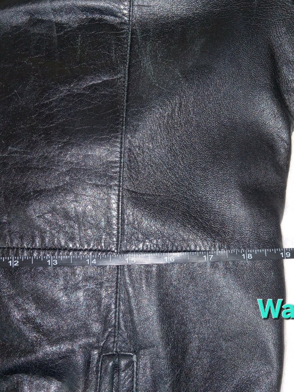 Wilsons Leather Womens L Black Leather Belted Jacket Thinsulate Liner Vintage - Picture 15 of 16